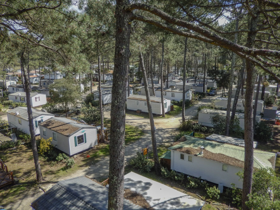 camping avec locations mobil home gironde