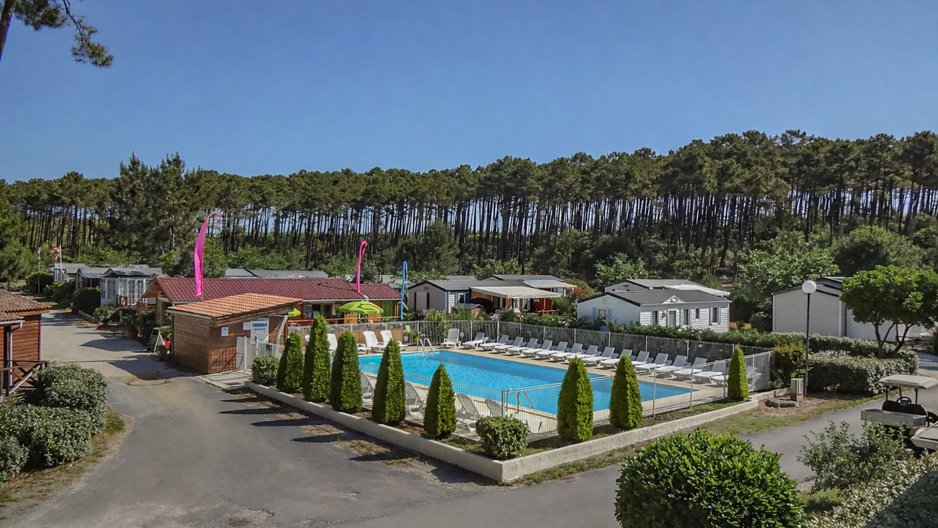 camping avec piscine chauffee gironde
